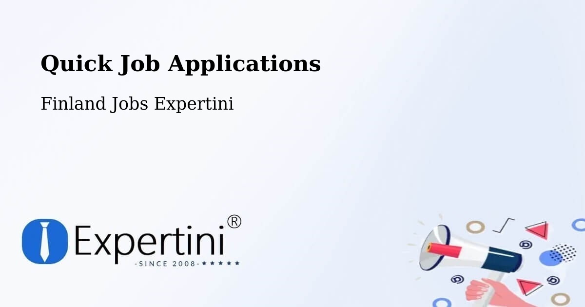 Quick Job Applications - Finland Jobs Expertini